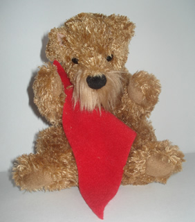 Airedale Puppy with Blankie Airedale Puppy with Blankie