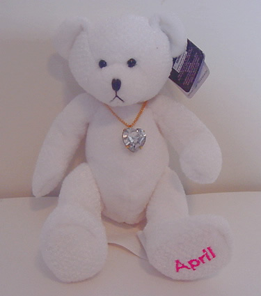 Birthstone Bear of the Month, April Birthstone Bear of the Month, April