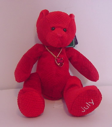 Birthstone Bear of the Month, July Birthstone Bear of the Month, July