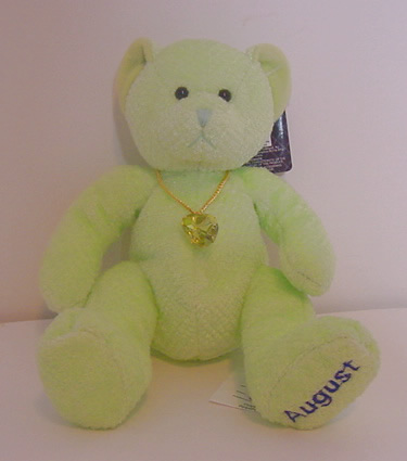 Birthstone Bear of the Month, August