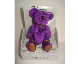 Small Birthstone Bear of the Month, February
