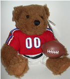"Li'l Touchdown", football bear "Li'l Touchdown", football bear