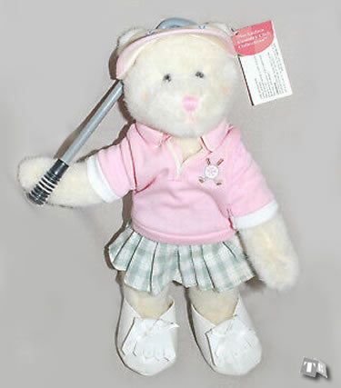 "Birdie, Golfer Bear in Pink