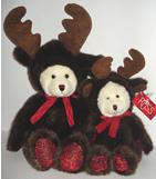 "Broose, reindeer bear, large, 18" "Broose, reindeer bear, large, 18"