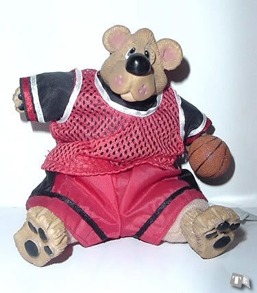 Basketball Bear, Larry Beard - Kathleen Kelly Collectibles