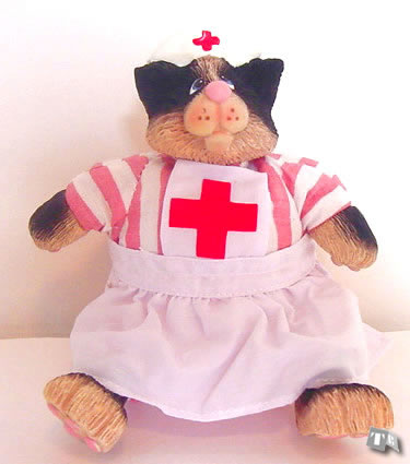Nurse Cat, Nurse TLC - Kathleen Kelly Collectibles