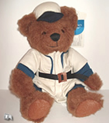 "Li'l Homerun", baseball bear, medium - Click Image to Close