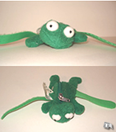 "Loopie" Frog - Zippered Pouch